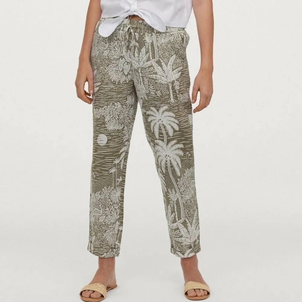 Desmond & Dempsey x H&M Pull-on Linen Pants 2